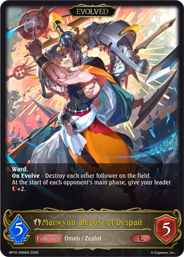 Marwynn, Repose of Despair - Legendary (BP15-095EN)