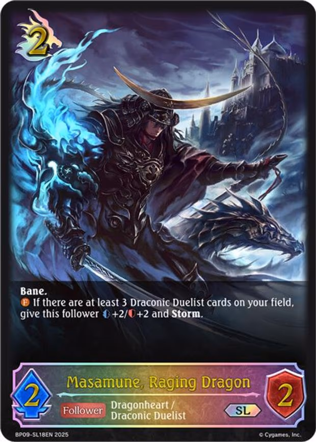 Masamune, Raging Dragon