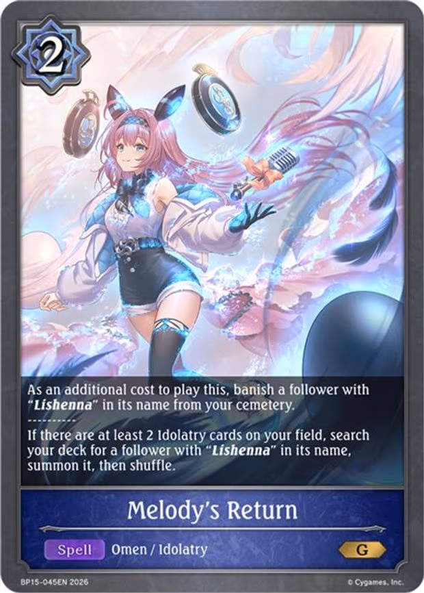Melody's Return - Gold (BP15-045EN)