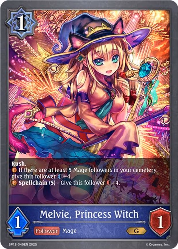 Melvie, Princess Witch - Gold (BP12-040EN)