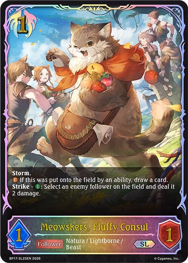 Meowskers, Fluffy Consul - Super Legendary (BP17-SL25EN)