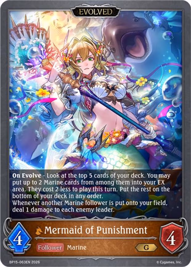 Mermaid of Punishment - Gold (BP15-063EN)
