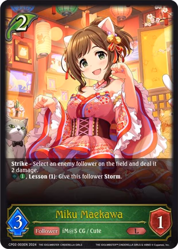 Miku Maekawa - Legendary (CP02-003EN)