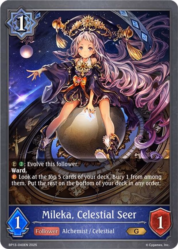 Mileka, Celestial Seer - Gold (BP13-040EN)