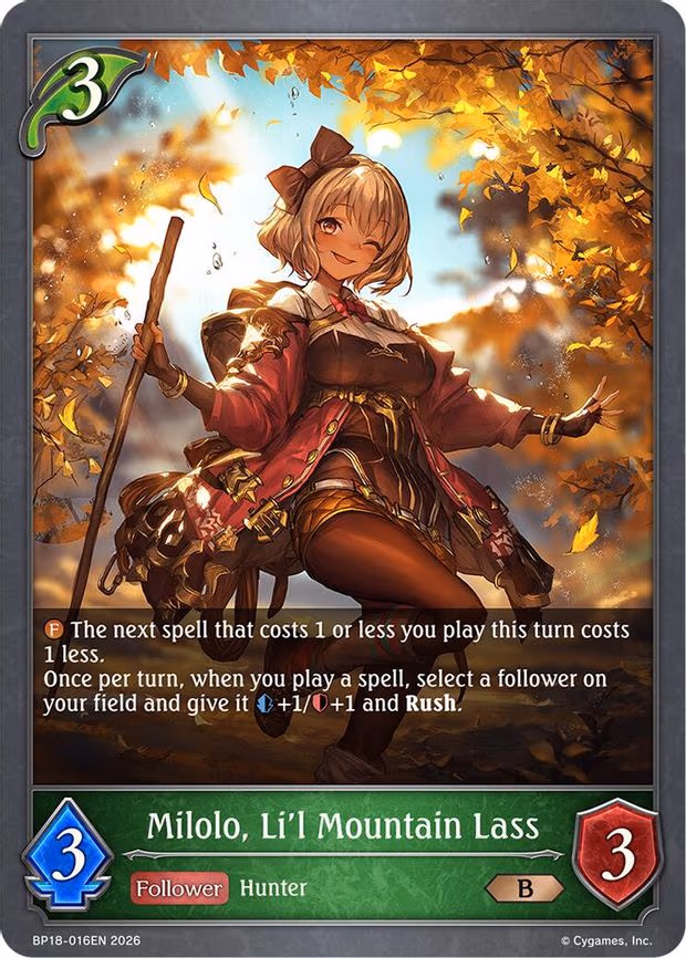 Milolo, Li'l Mountain Lass - Bronze (BP18-016EN)