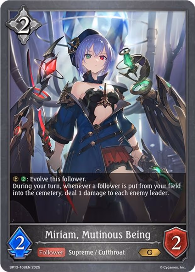 Miriam, Mutinous Being - Gold (BP13-108EN)