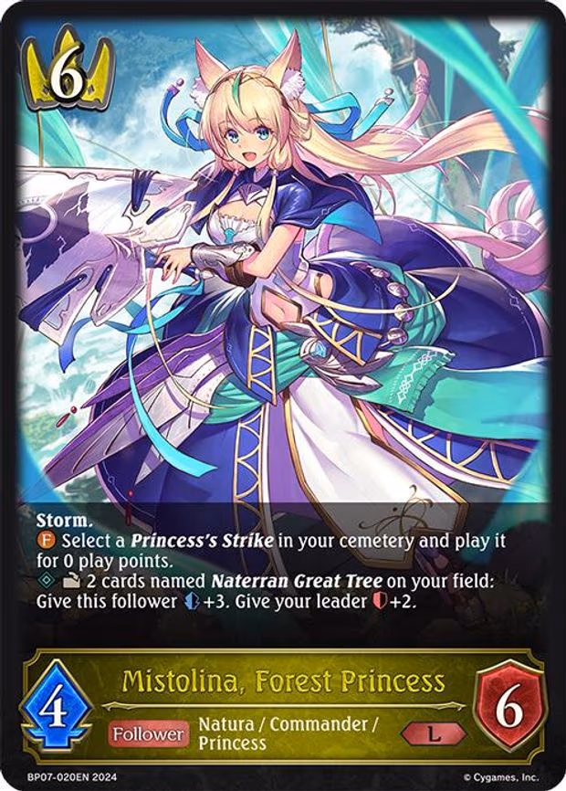 Mistolina, Forest Princess - Legendary (BP07-020EN)