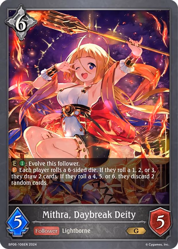 Mithra, Daybreak Deity - Gold (BP06-106EN)