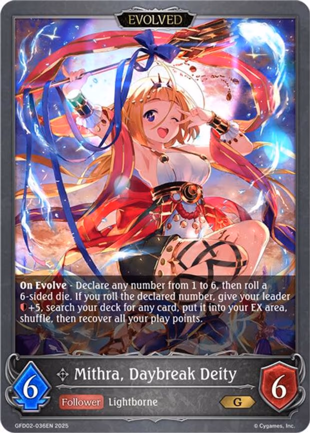 Mithra, Daybreak Deity - Gold (GFD02-036EN)