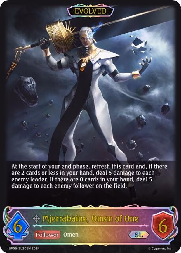 Mjerrabaine, Omen of One - Super Legendary (BP05-SL20EN)