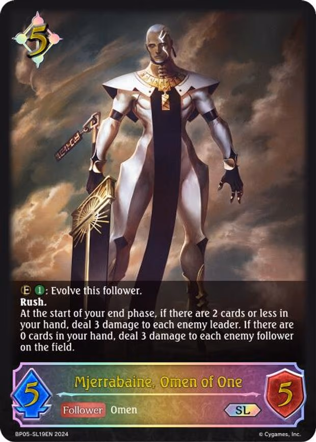 Mjerrabaine, Omen of One - Super Legendary (BP05-SL19EN)