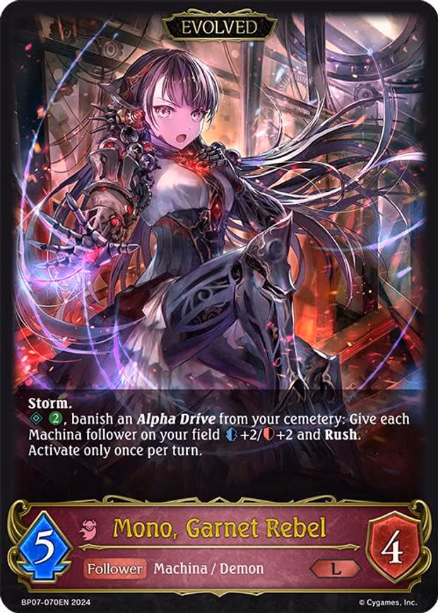 Mono, Garnet Rebel