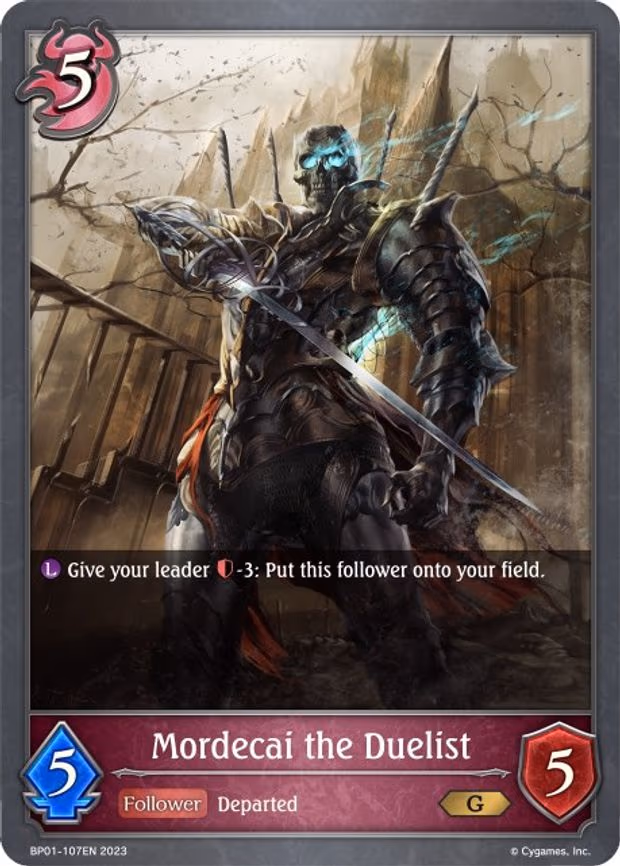 Mordecai the Duelist - Gold (BP01-107EN)