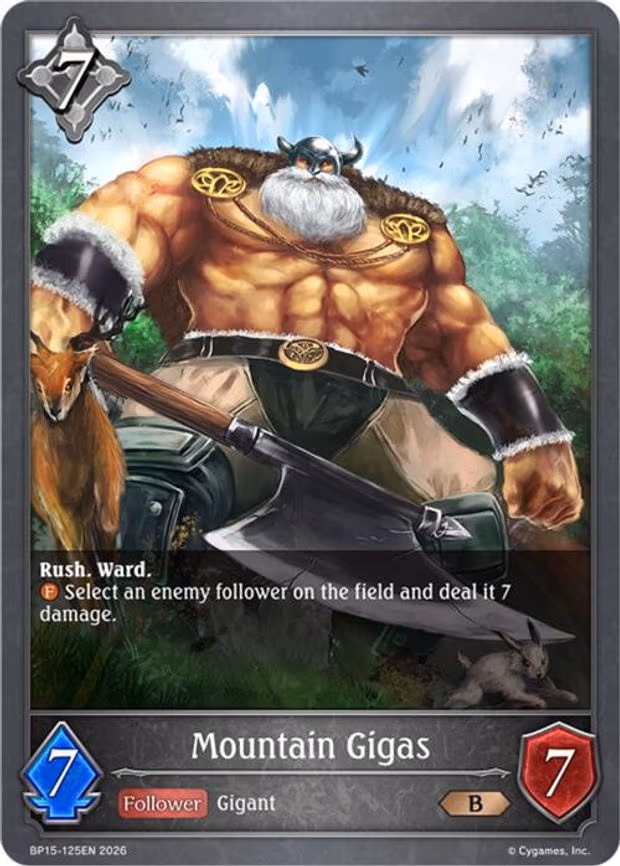 Mountain Gigas - Bronze (BP15-125EN)