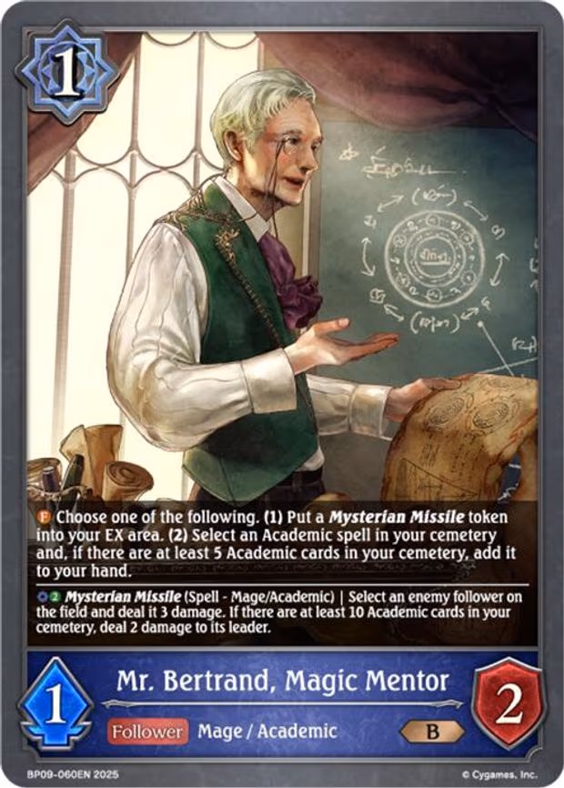 Mr. Bertrand, Magic Mentor - Bronze (BP09-060EN)