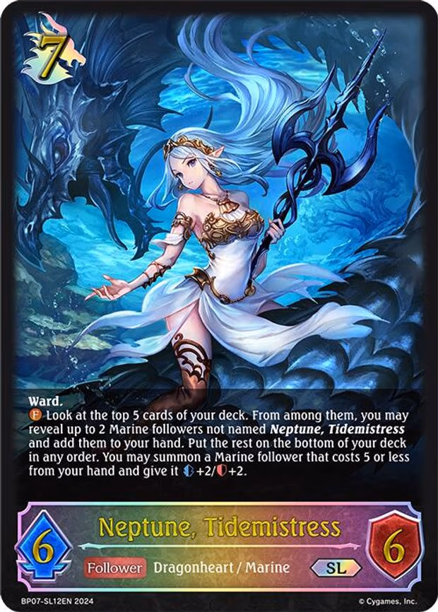 Neptune, Tidemistress - Super Legendary (BP07-SL12EN)