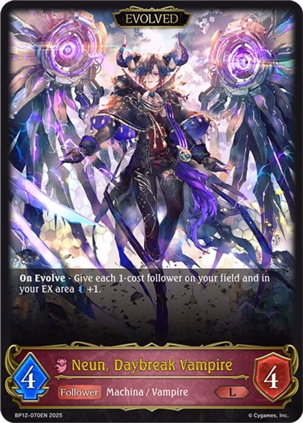 Neun, Daybreak Vampire - Legendary (BP12-070EN)