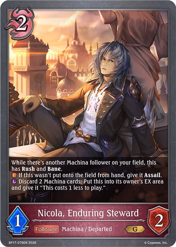Nicola, Enduring Steward - Gold (BP17-079EN)