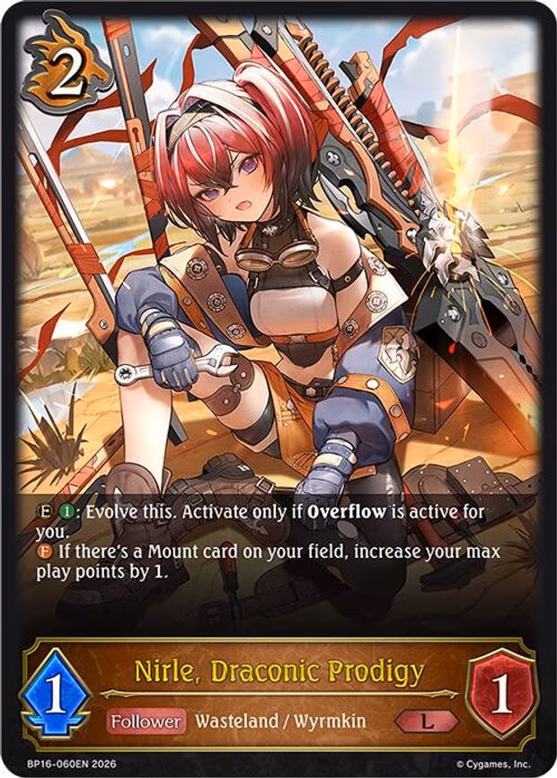 Nirle, Draconic Prodigy - Legendary (BP16-060EN)