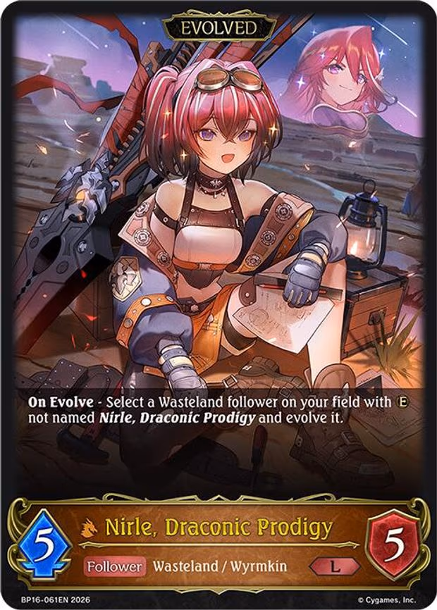 Nirle, Draconic Prodigy - Legendary (BP16-061EN)