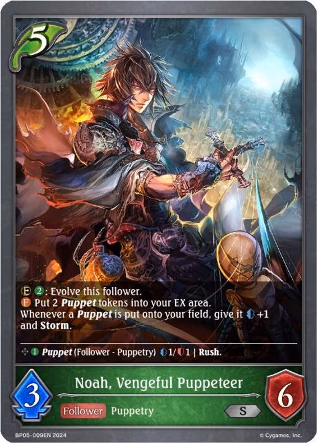 Noah, Vengeful Puppeteer - Silver (BP05-009EN)