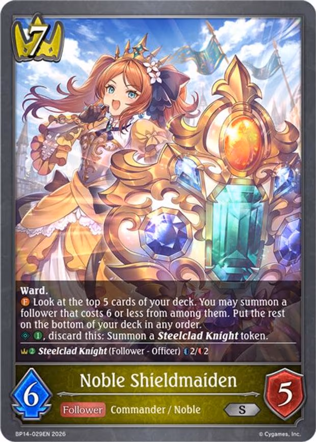 Noble Shieldmaiden - Silver (BP14-029EN)
