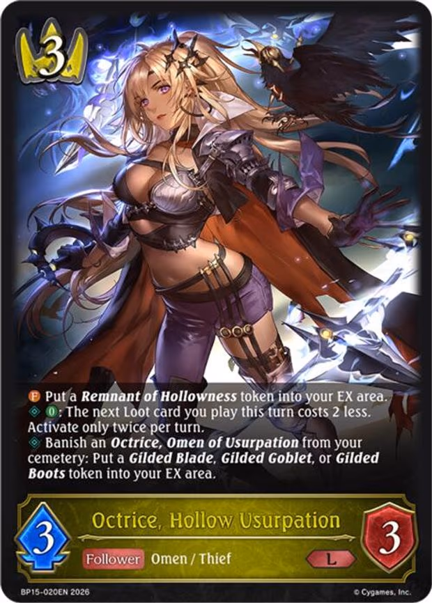 Octrice, Hollow Usurpation