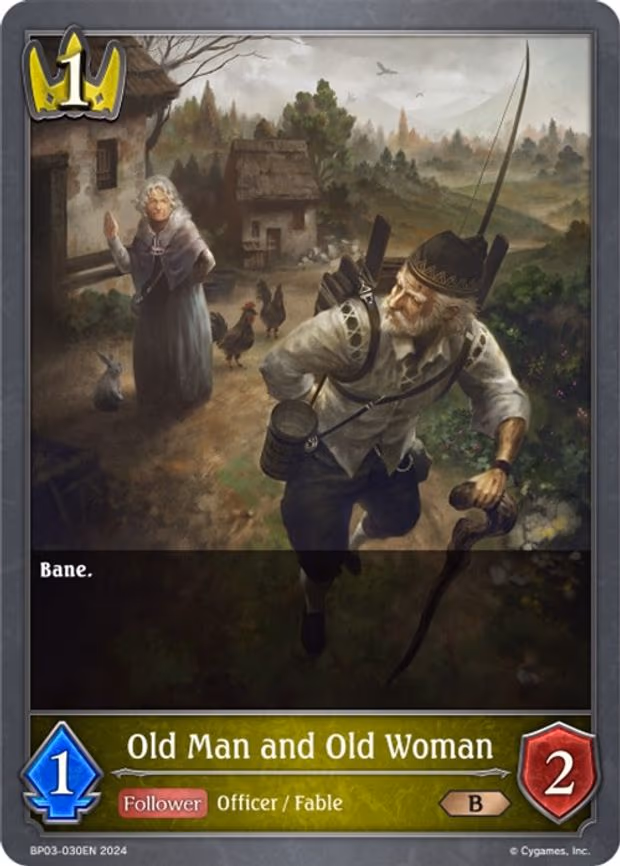 Old Man and Old Woman - Bronze (BP03-030EN)