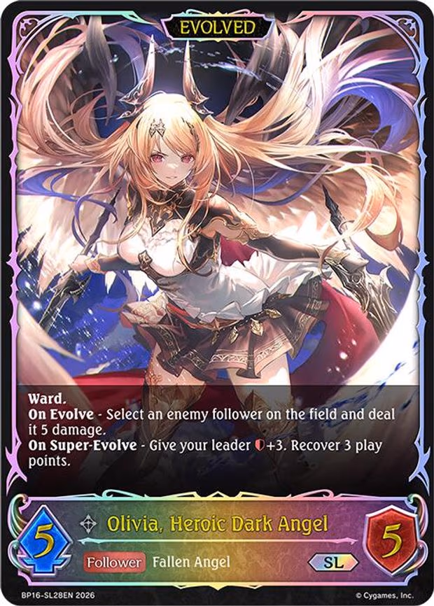 Olivia, Heroic Dark Angel - Super Legendary (BP16-SL28EN)