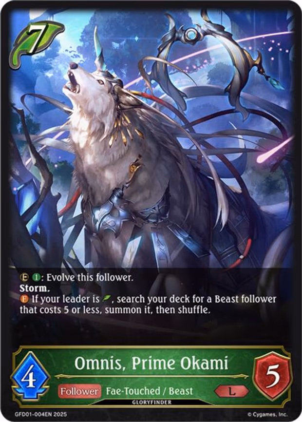 Omnis, Prime Okami - Legendary (GFD01-004EN)