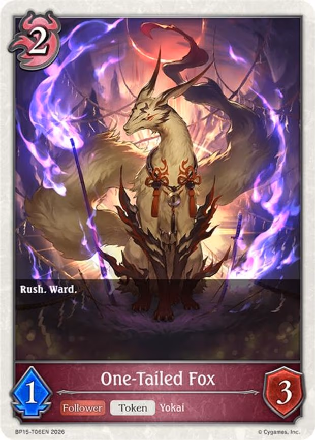 One-Tailed Fox - None (BP15-T06EN)