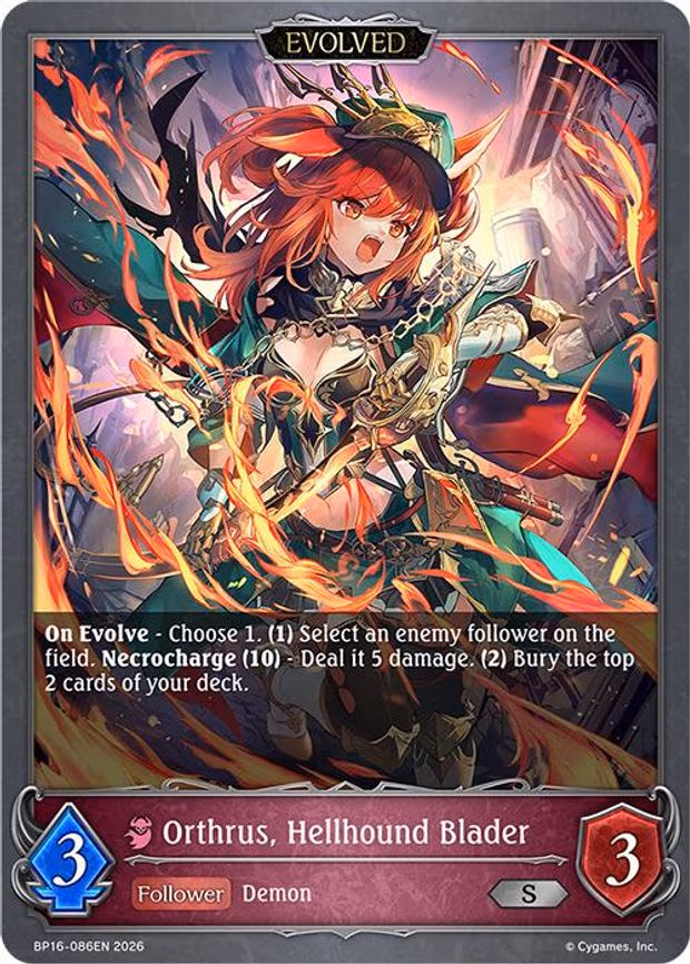 Orthrus, Hellhound Blader - Silver (BP16-086EN)
