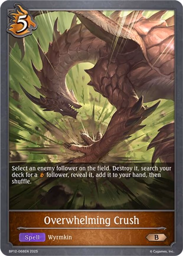 Overwhelming Crush - Bronze (BP12-068EN)