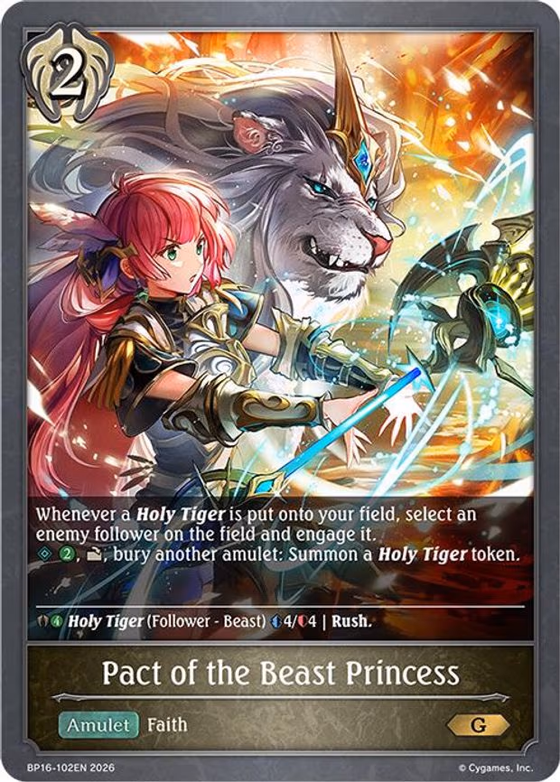 Pact of the Beast Princess - Gold (BP16-102EN)