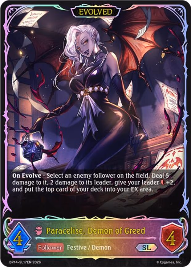 Paracelise, Demon of Greed - Super Legendary (BP14-SL17EN)