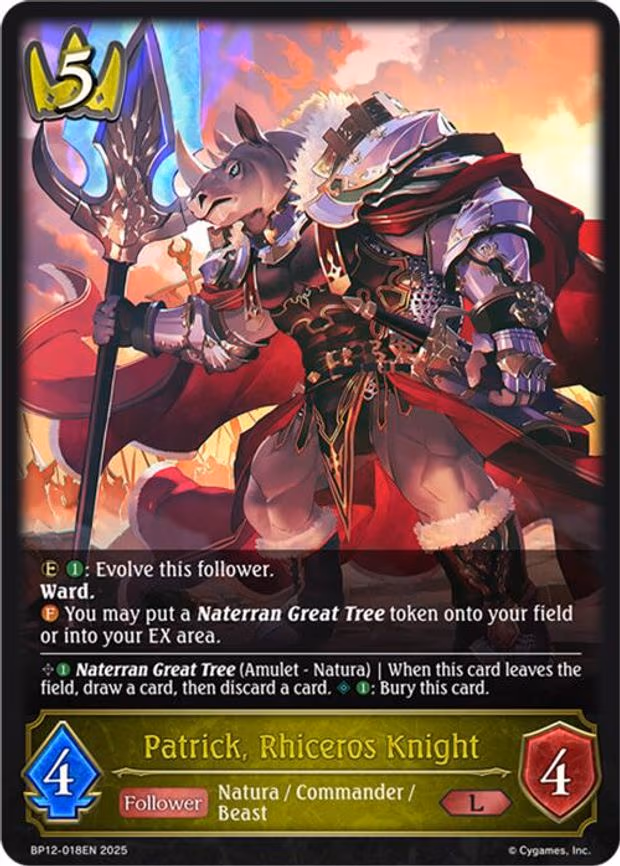 Patrick, Rhiceros Knight