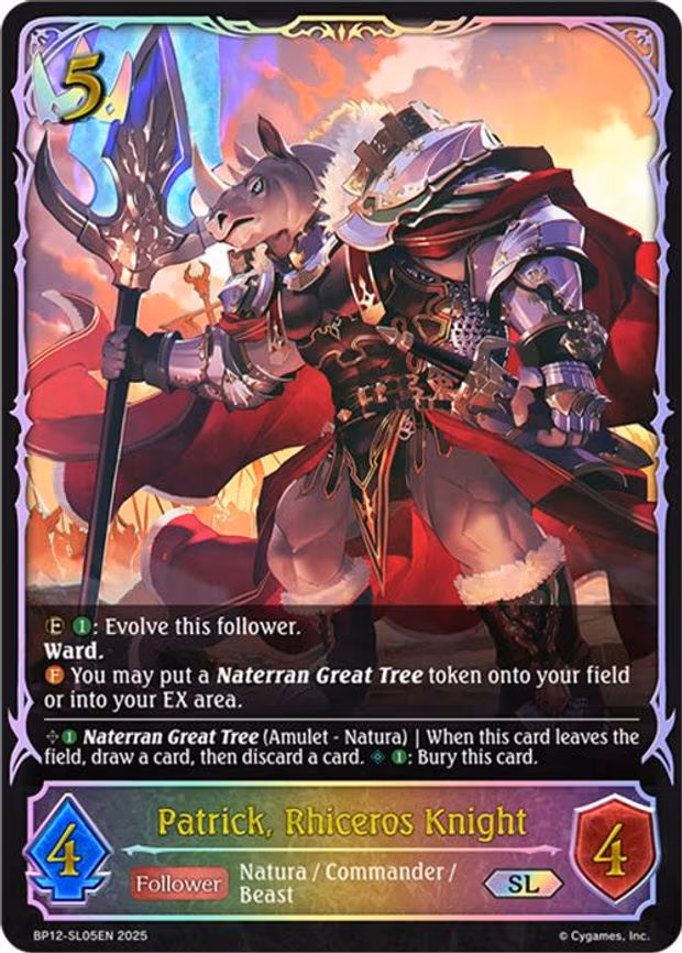 Patrick, Rhiceros Knight