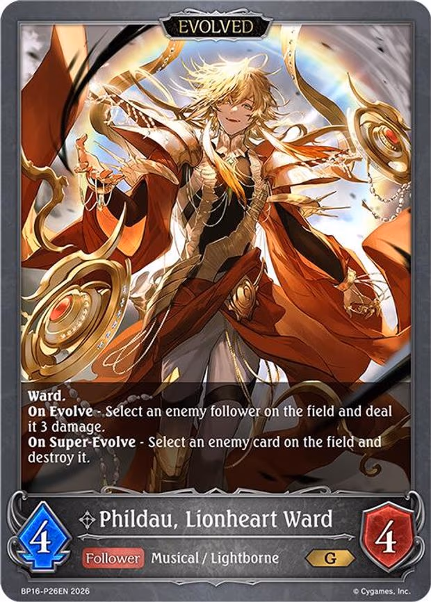 Phildau, Lionheart Ward - Premium (BP16-P26EN)