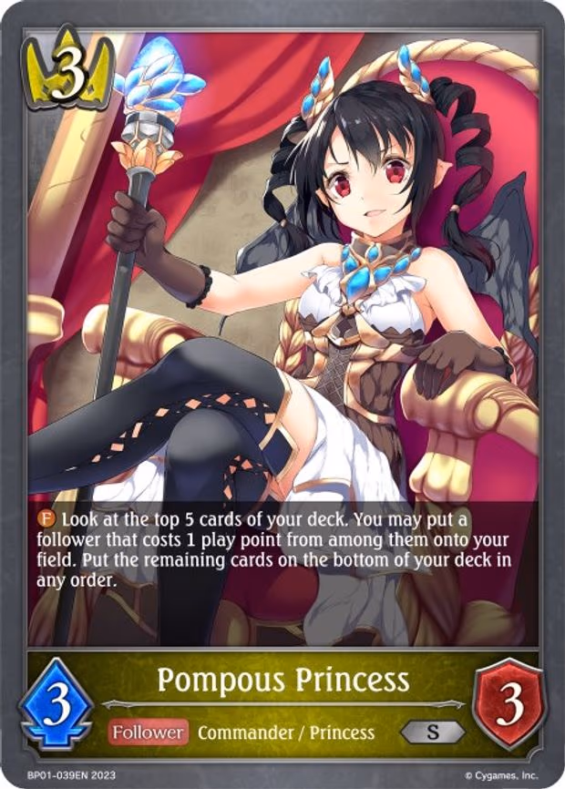 Pompous Princess - Silver (BP01-039EN)