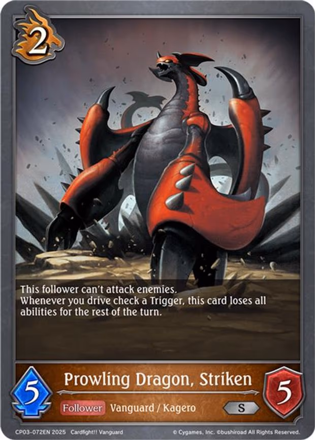 Prowling Dragon, Striken - Silver (CP03-072EN)