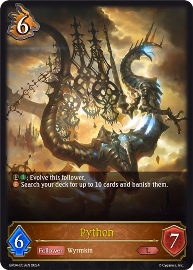 Python - Legendary (BP04-059EN)