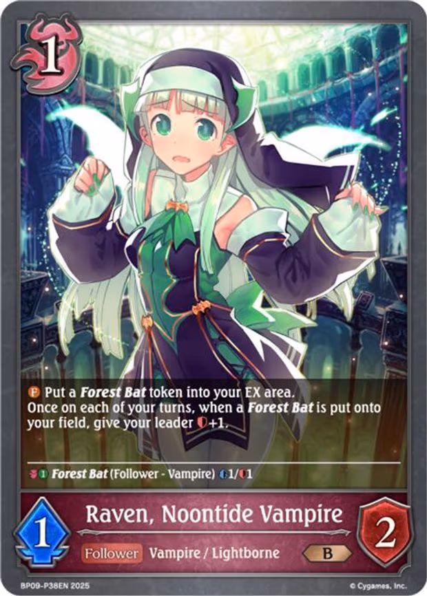 Raven, Noontide Vampire - P38EN - Premium (BP09-P38EN)
