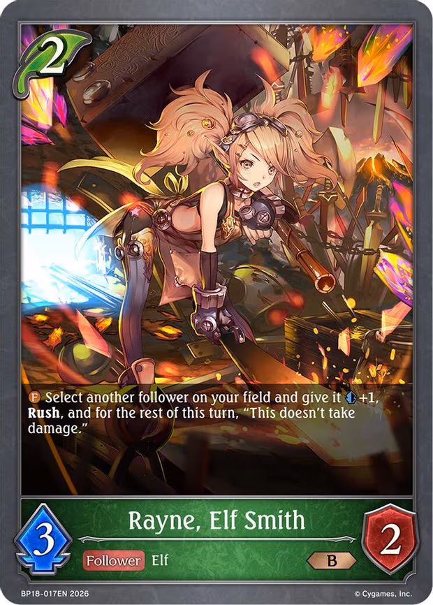 Rayne, Elf Smith - Bronze (BP18-017EN)