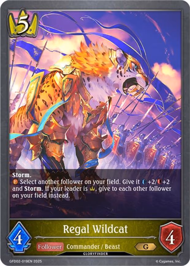 Regal Wildcat - Gold (GFD02-019EN)