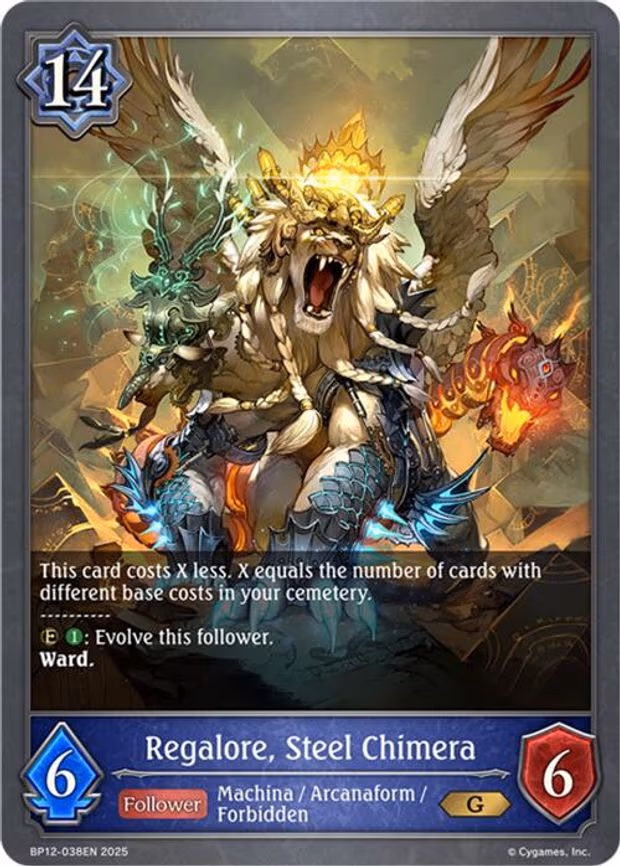 Regalore, Steel Chimera - Gold (BP12-038EN)