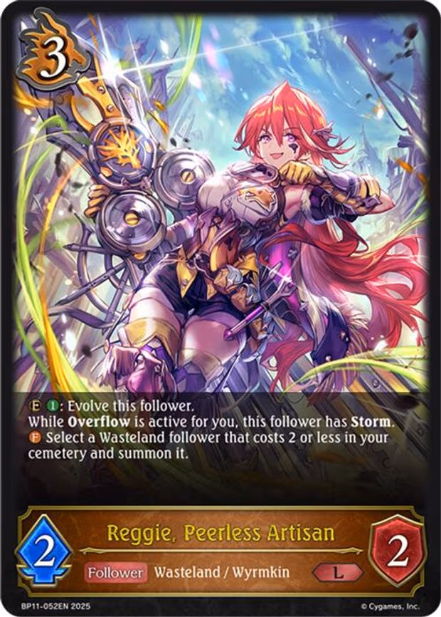 Reggie, Peerless Artisan - Legendary (BP11-052EN)