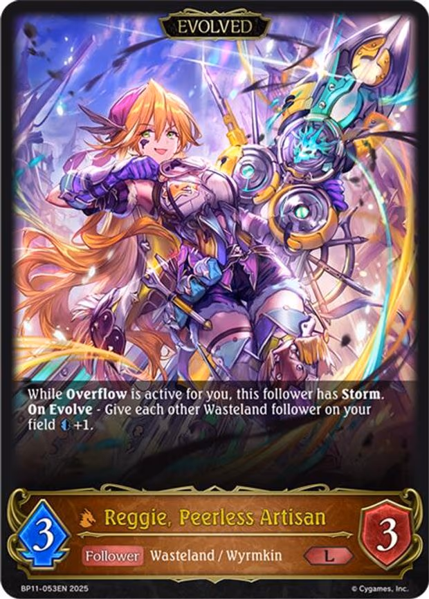 Reggie, Peerless Artisan - Legendary (BP11-053EN)