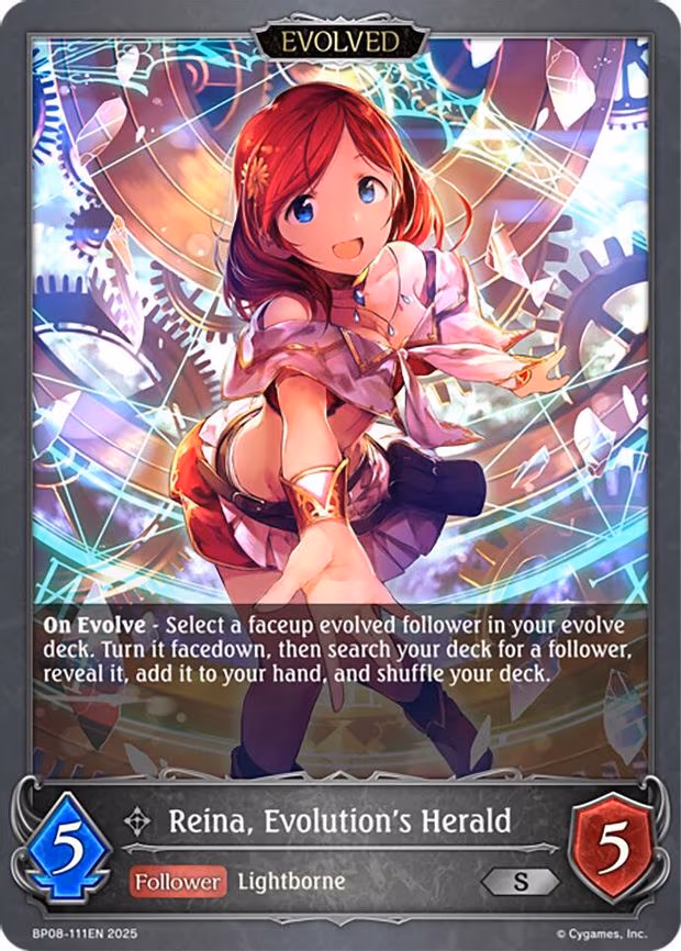 Reina, Evolution's Herald - Silver (BP08-111EN)