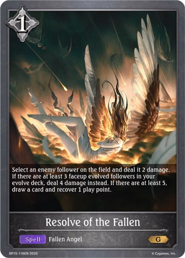 Resolve of the Fallen - Gold (BP15-118EN)