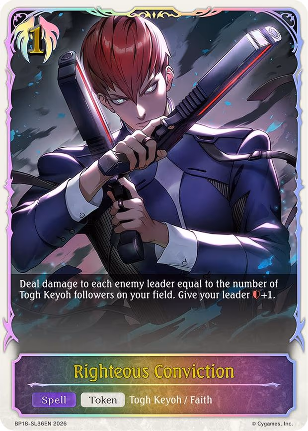 Righteous Conviction (BP18-SL36EN)